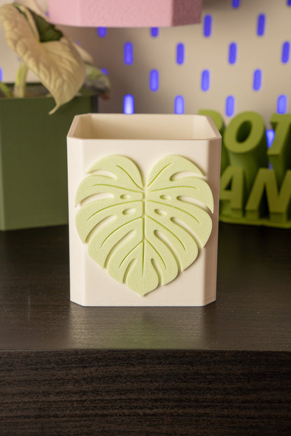 Monstera Leaf Pott