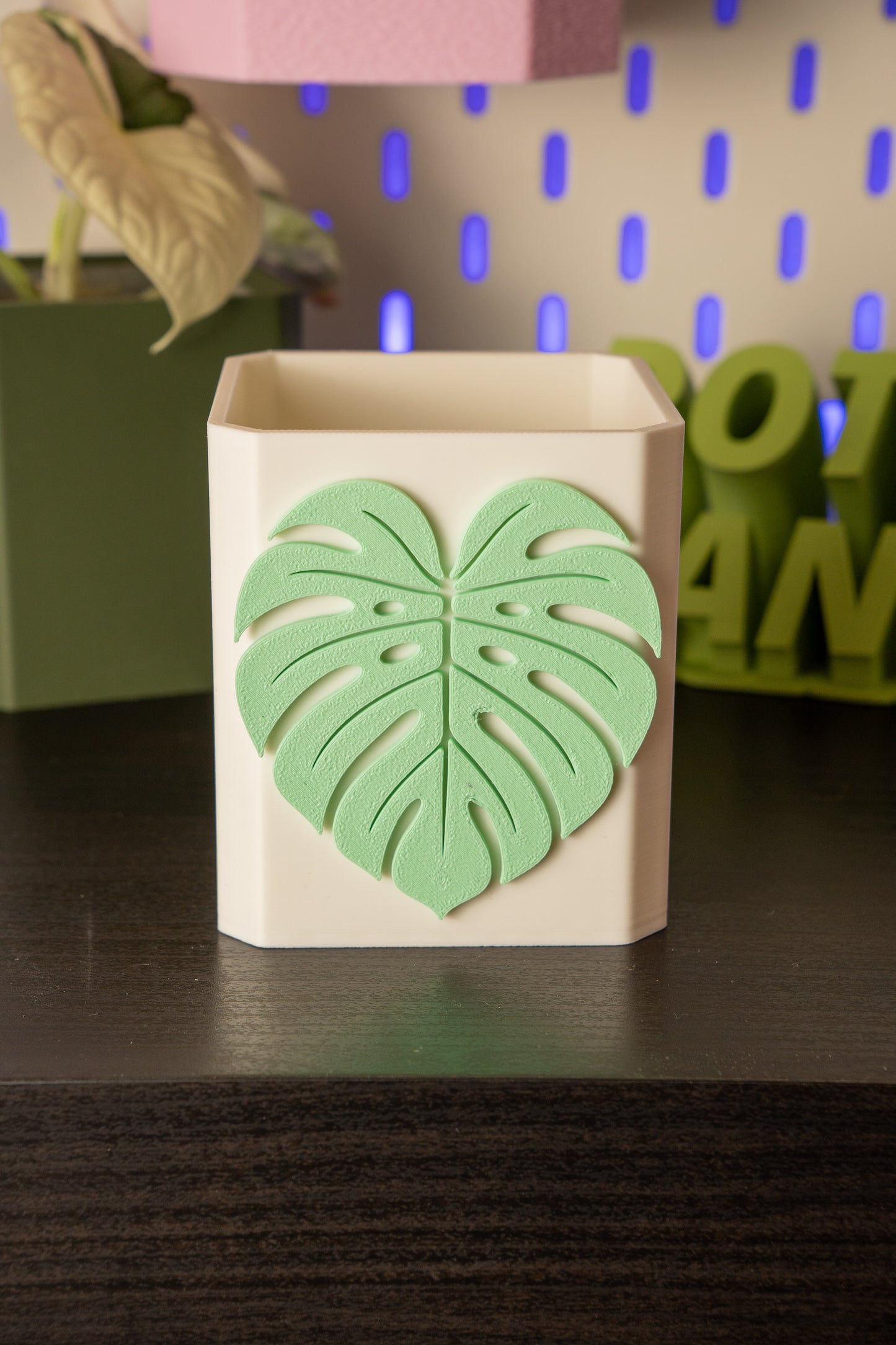 Monstera Leaf Pott