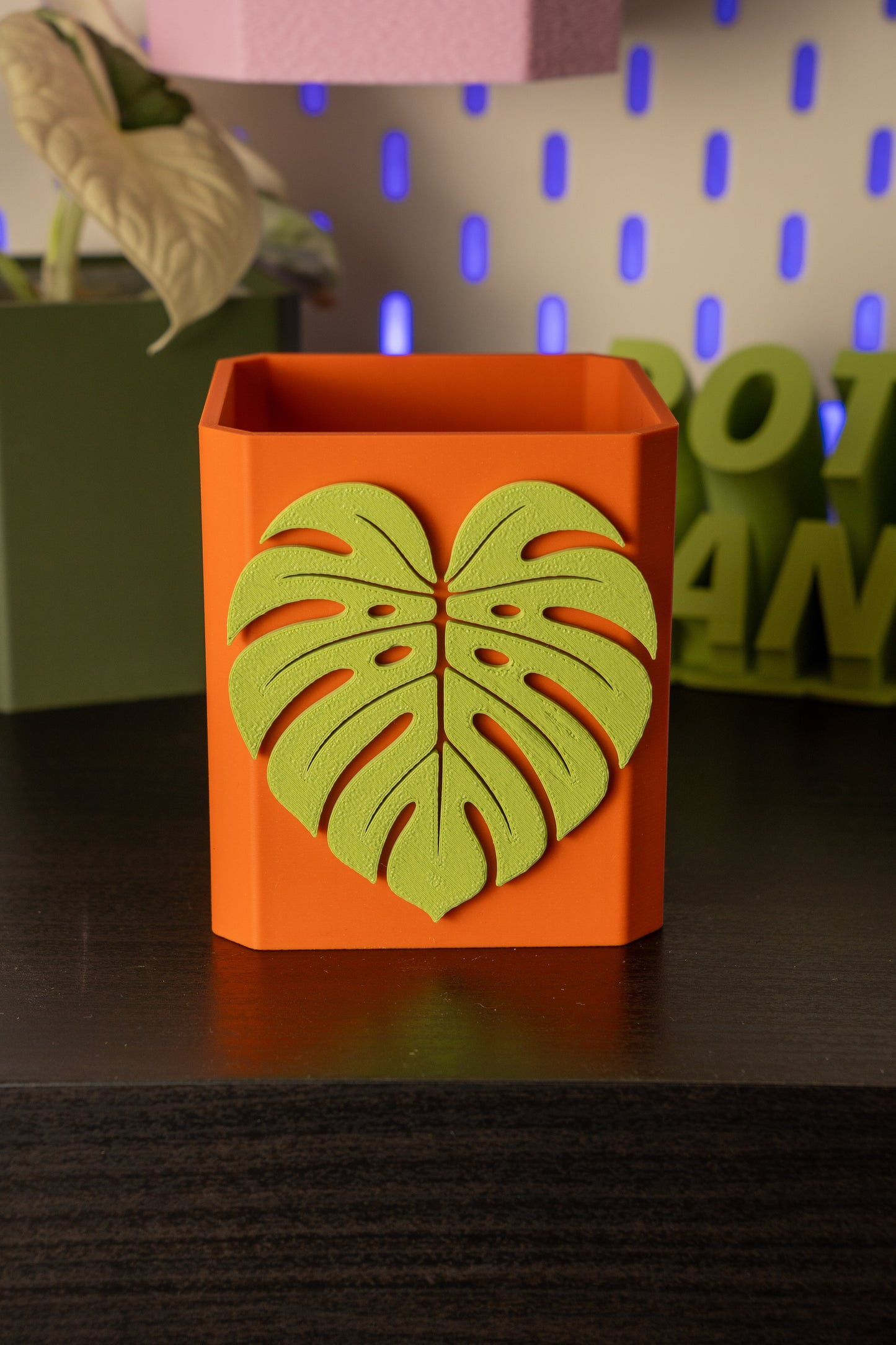 Monstera Leaf Pott