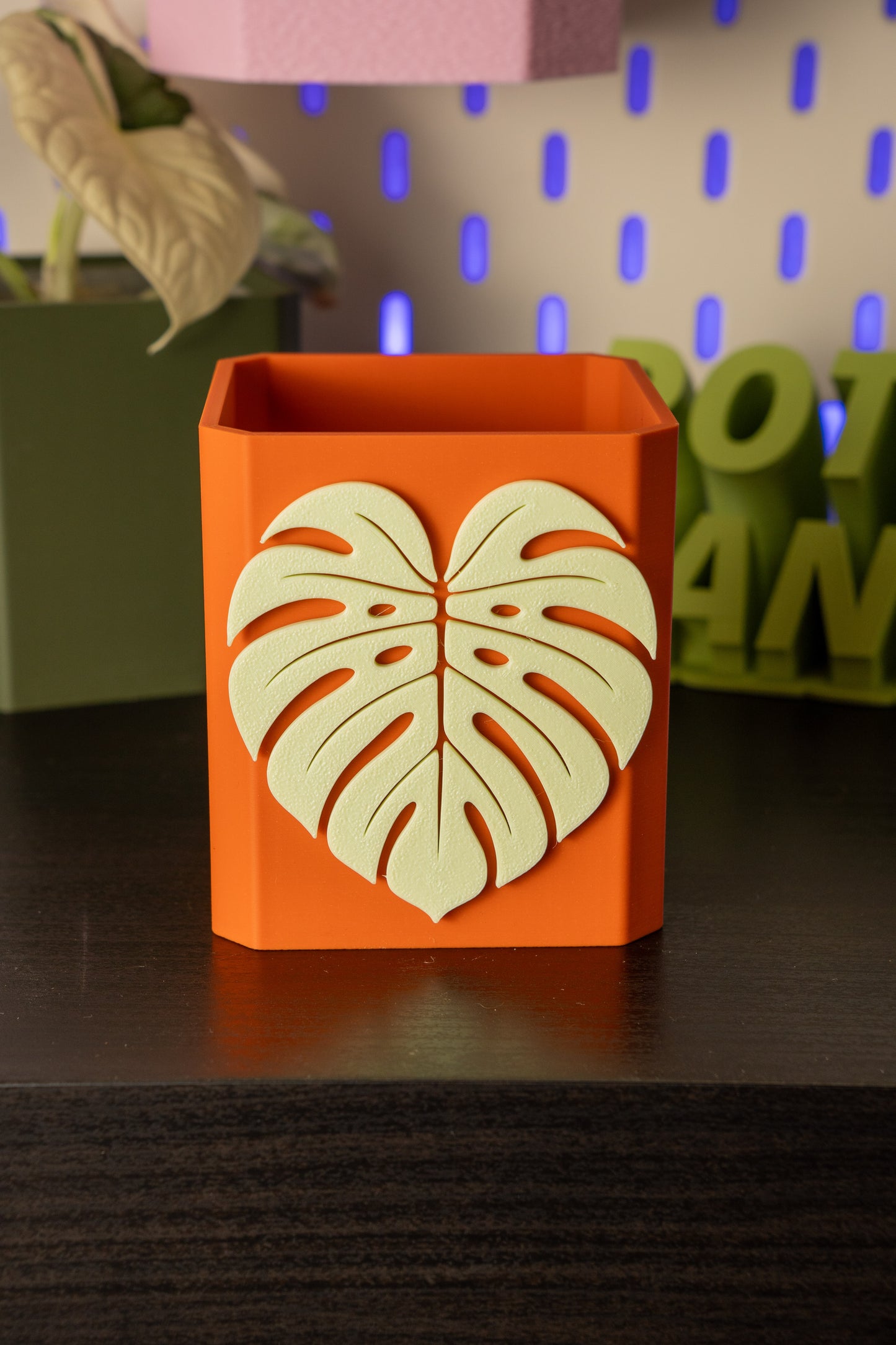 Monstera Leaf Pott