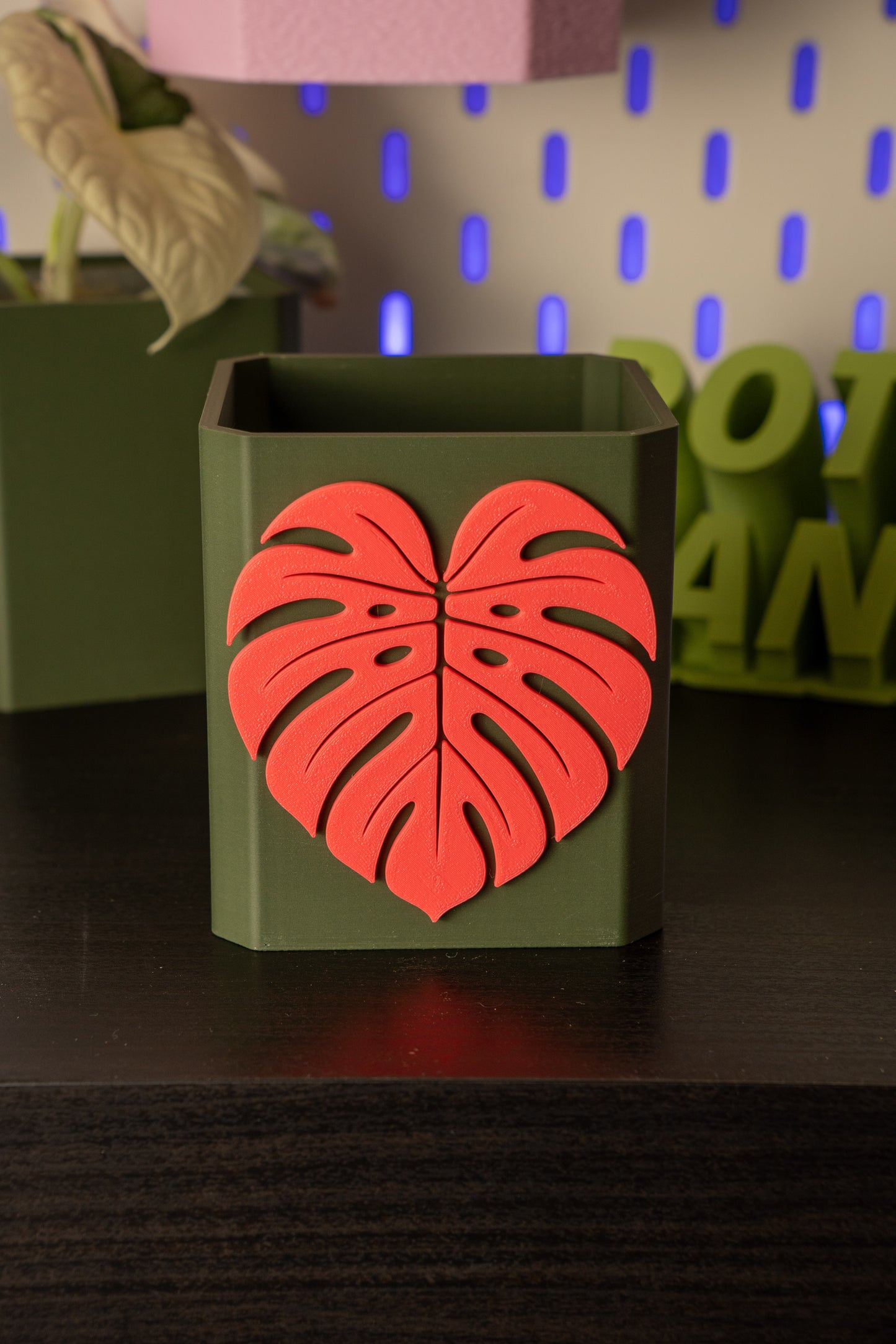 Monstera Leaf Pott