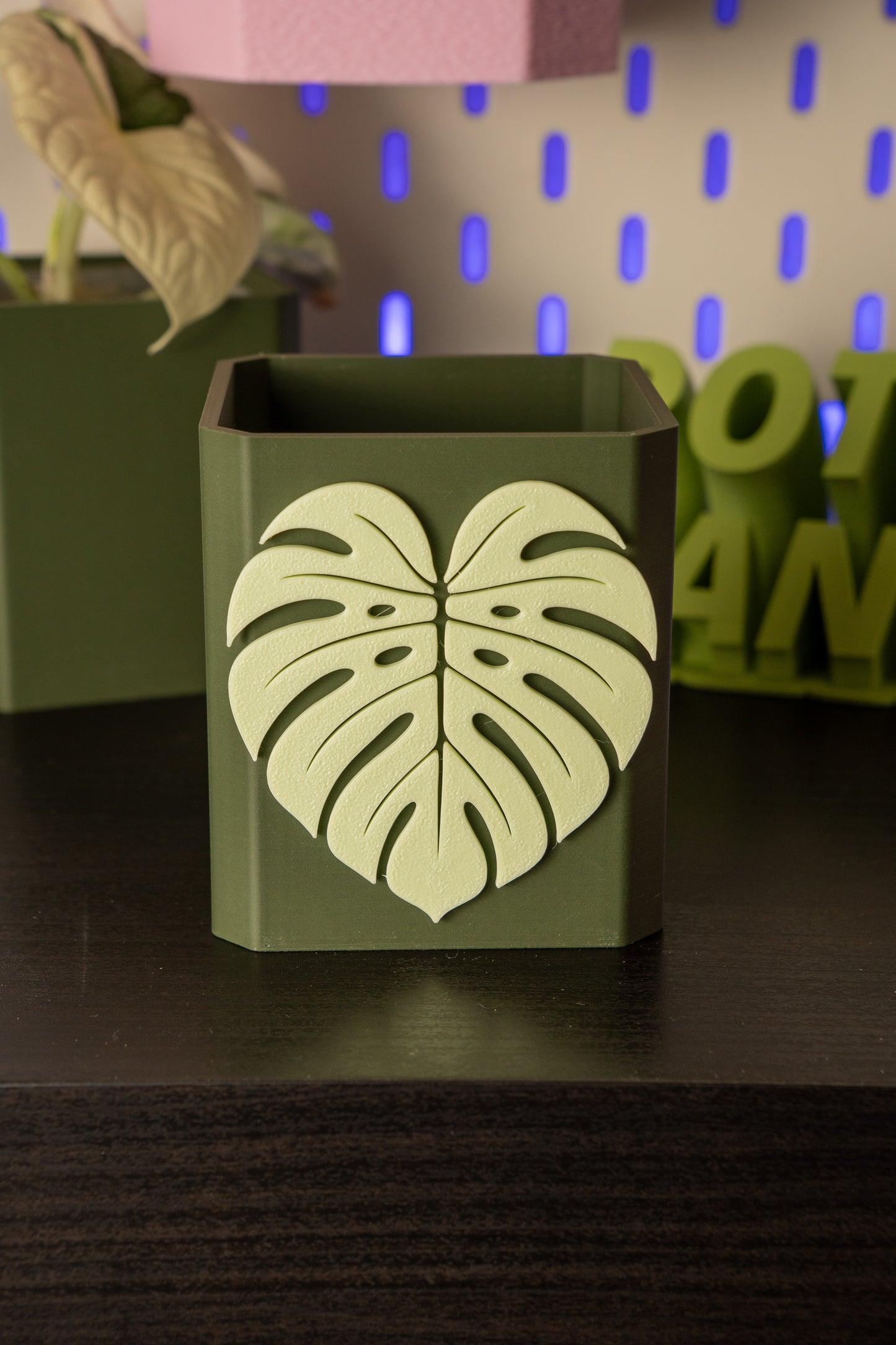 Monstera Leaf Pott