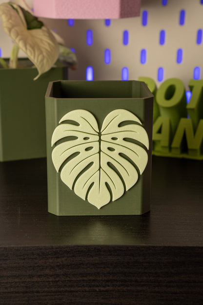 Monstera Leaf Pott