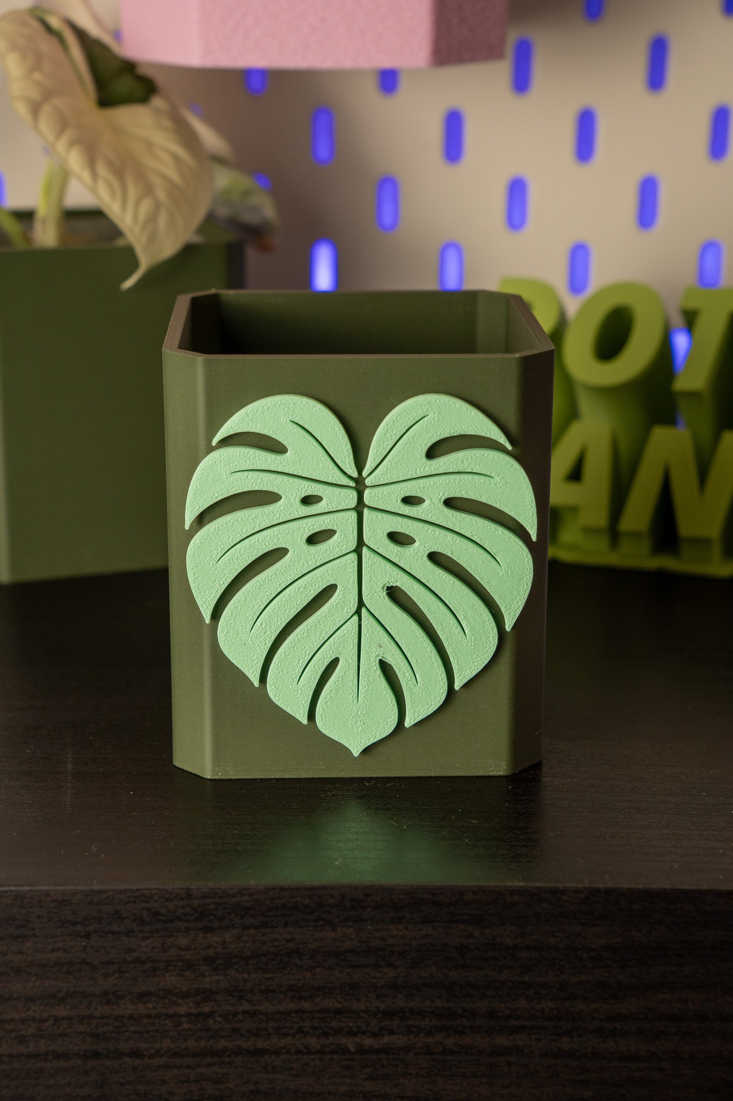 Monstera Leaf Pott