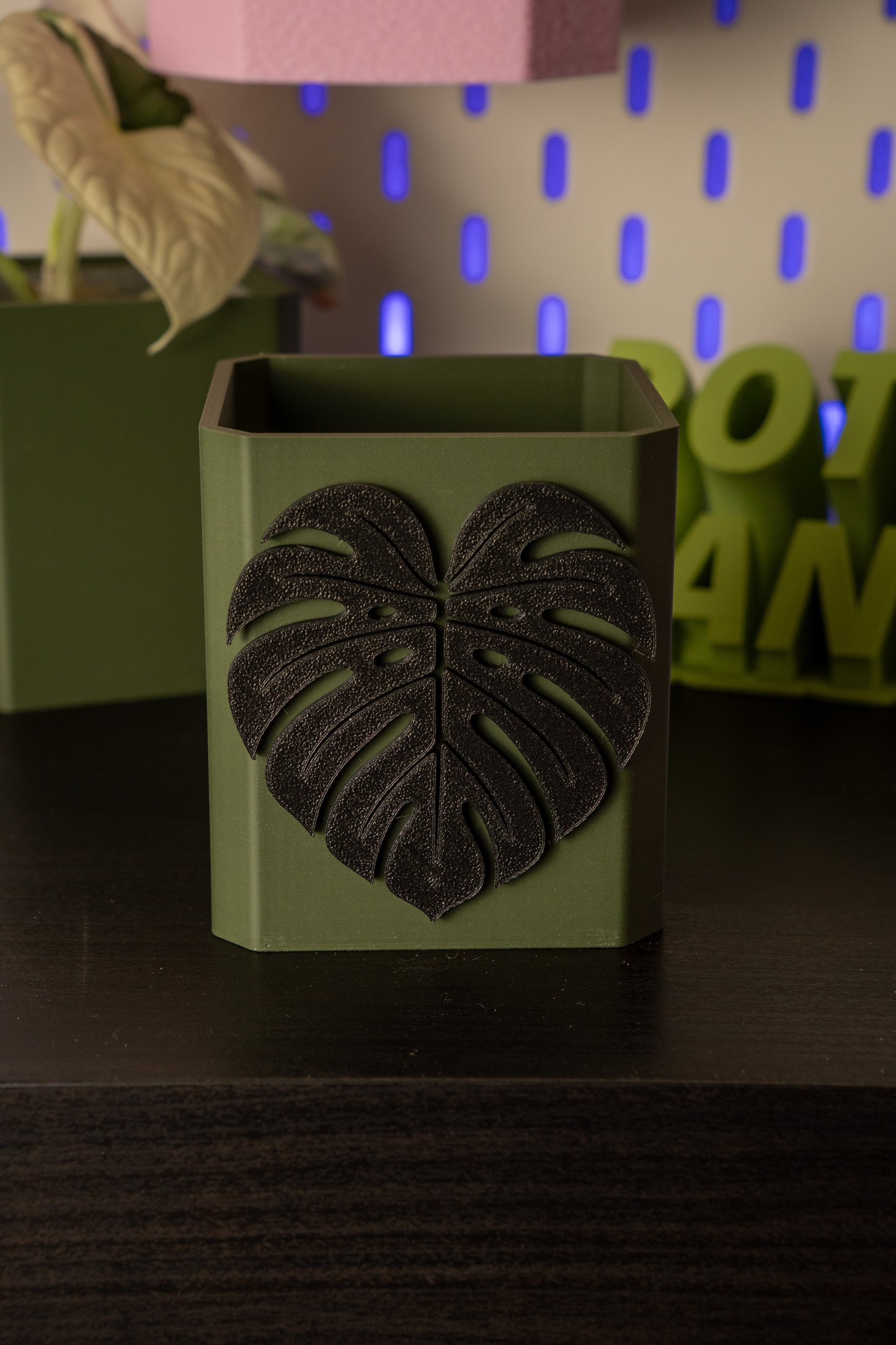 Monstera Leaf Pott