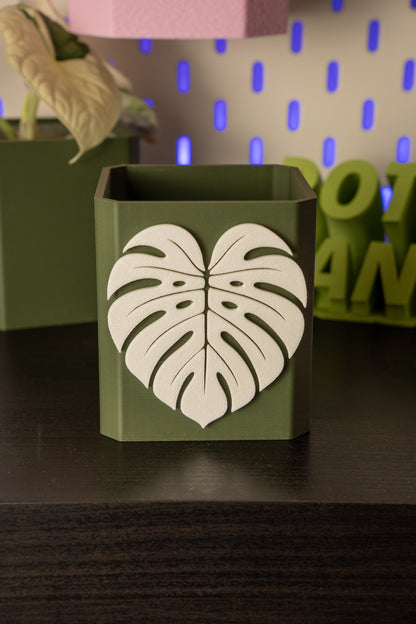 Monstera Leaf Pott