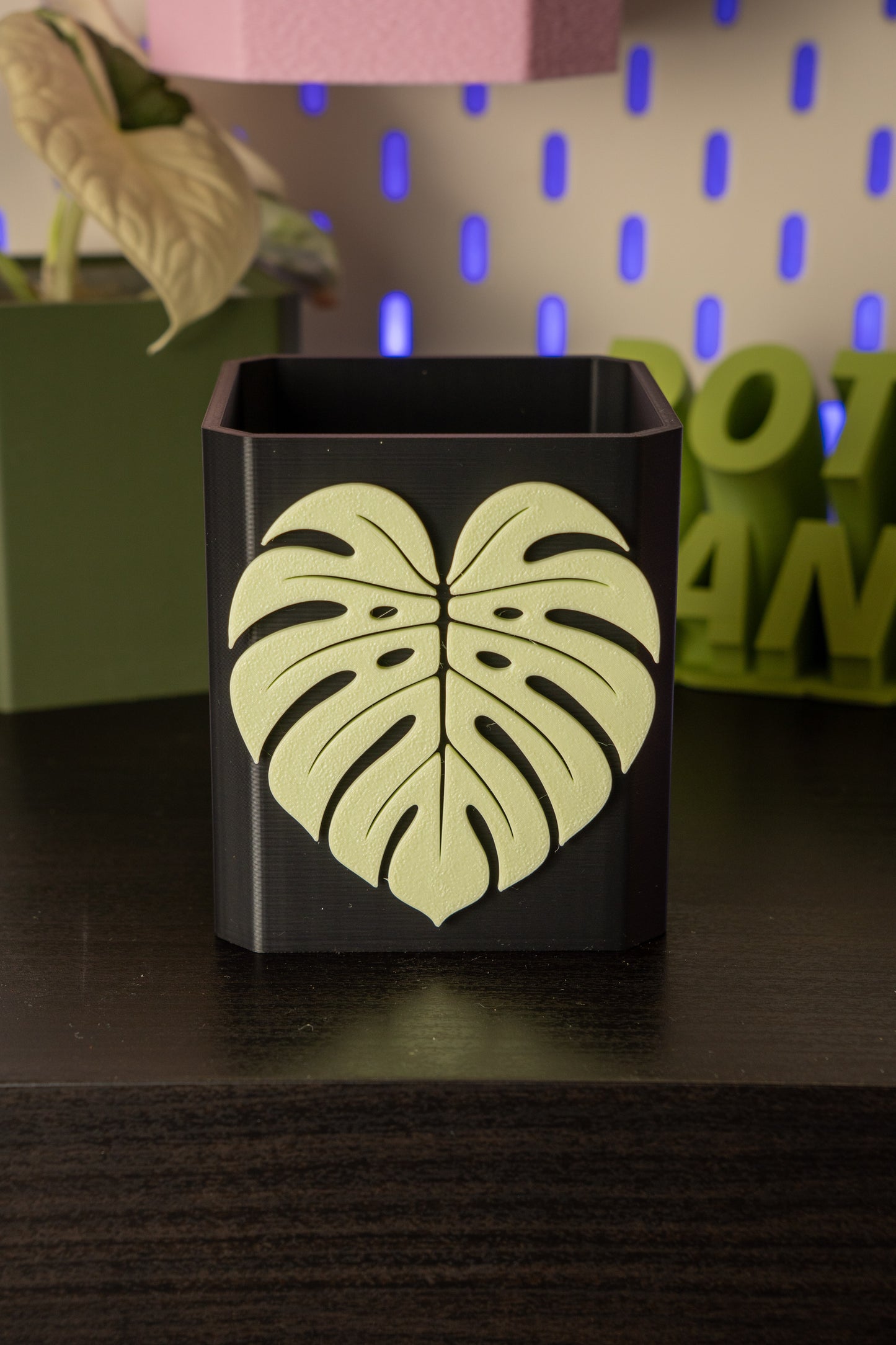 Monstera Leaf Pott