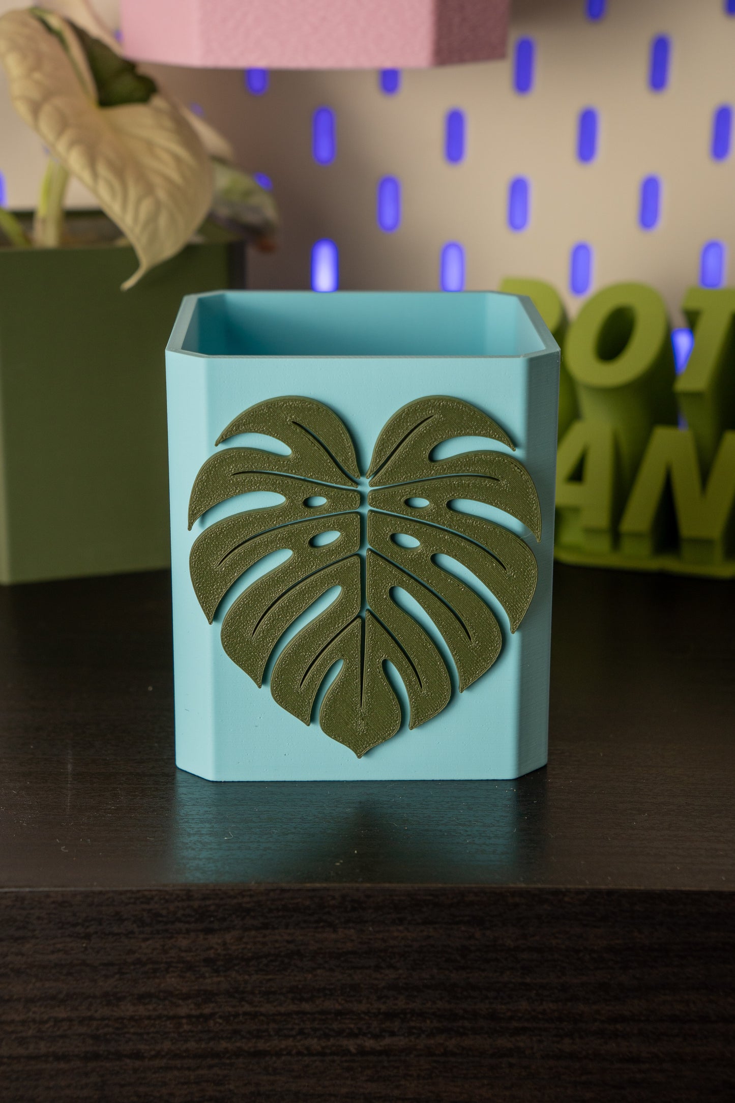 Monstera Leaf Pott