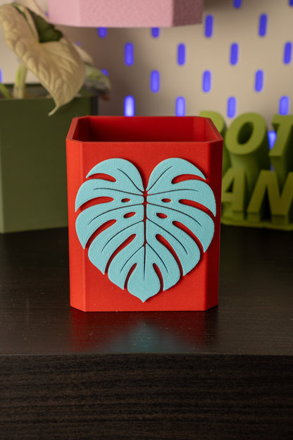 Monstera Leaf Pott