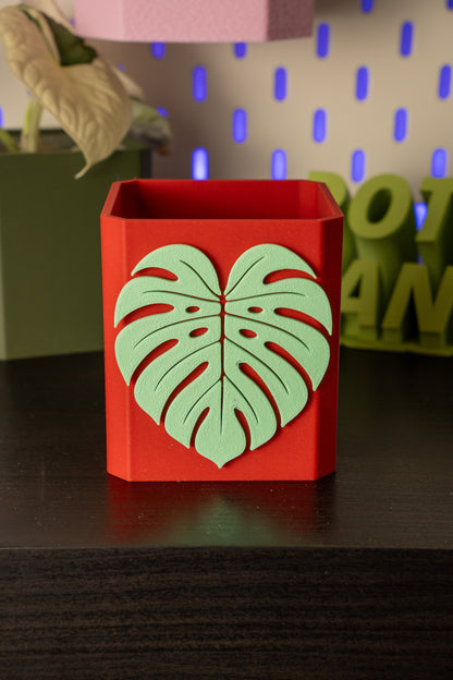 Monstera Leaf Pott