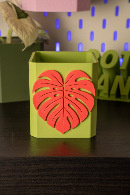 Monstera Leaf Pott