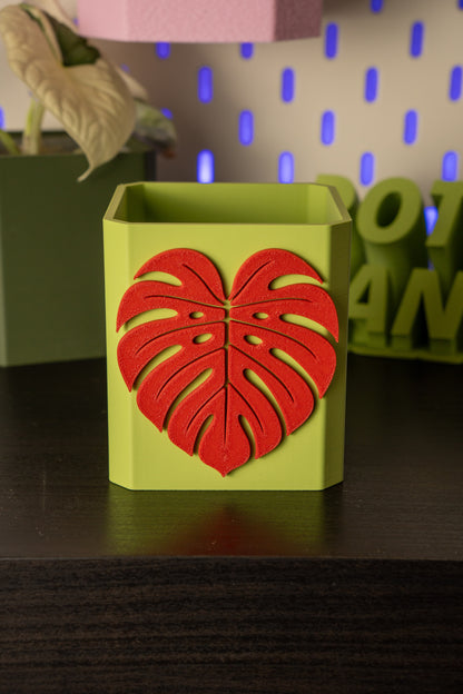 Monstera Leaf Pott