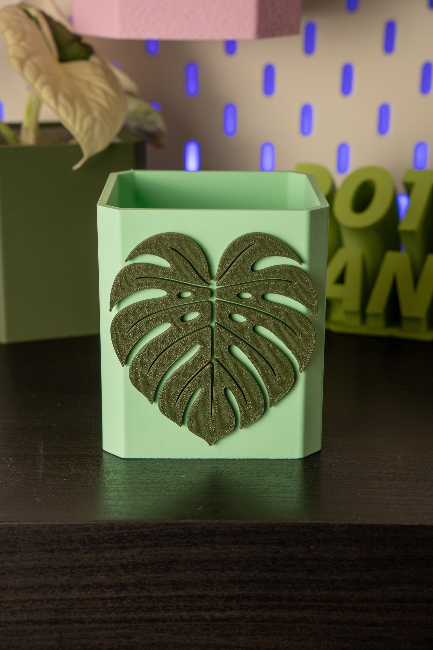 Monstera Leaf Pott