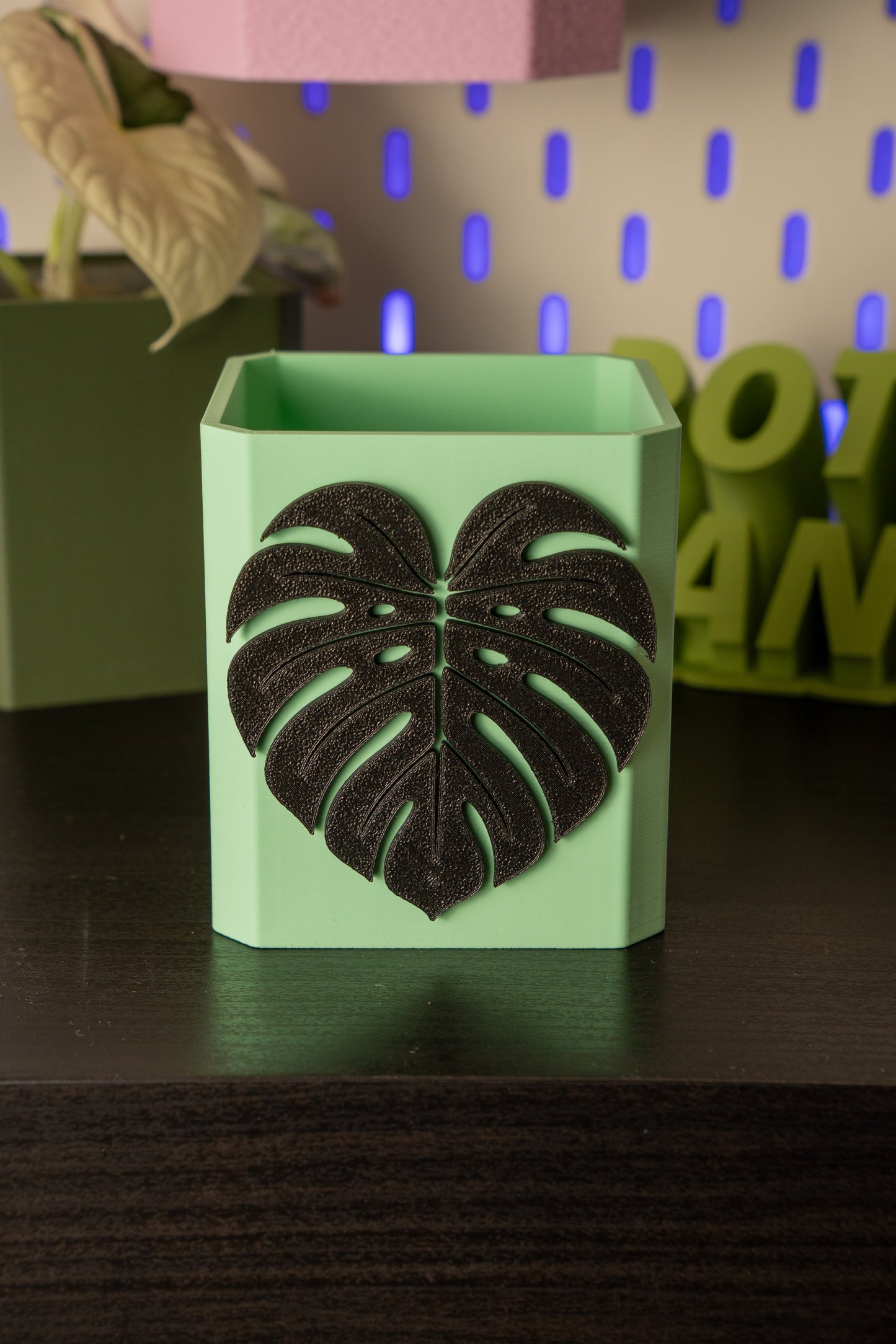 Monstera Leaf Pott