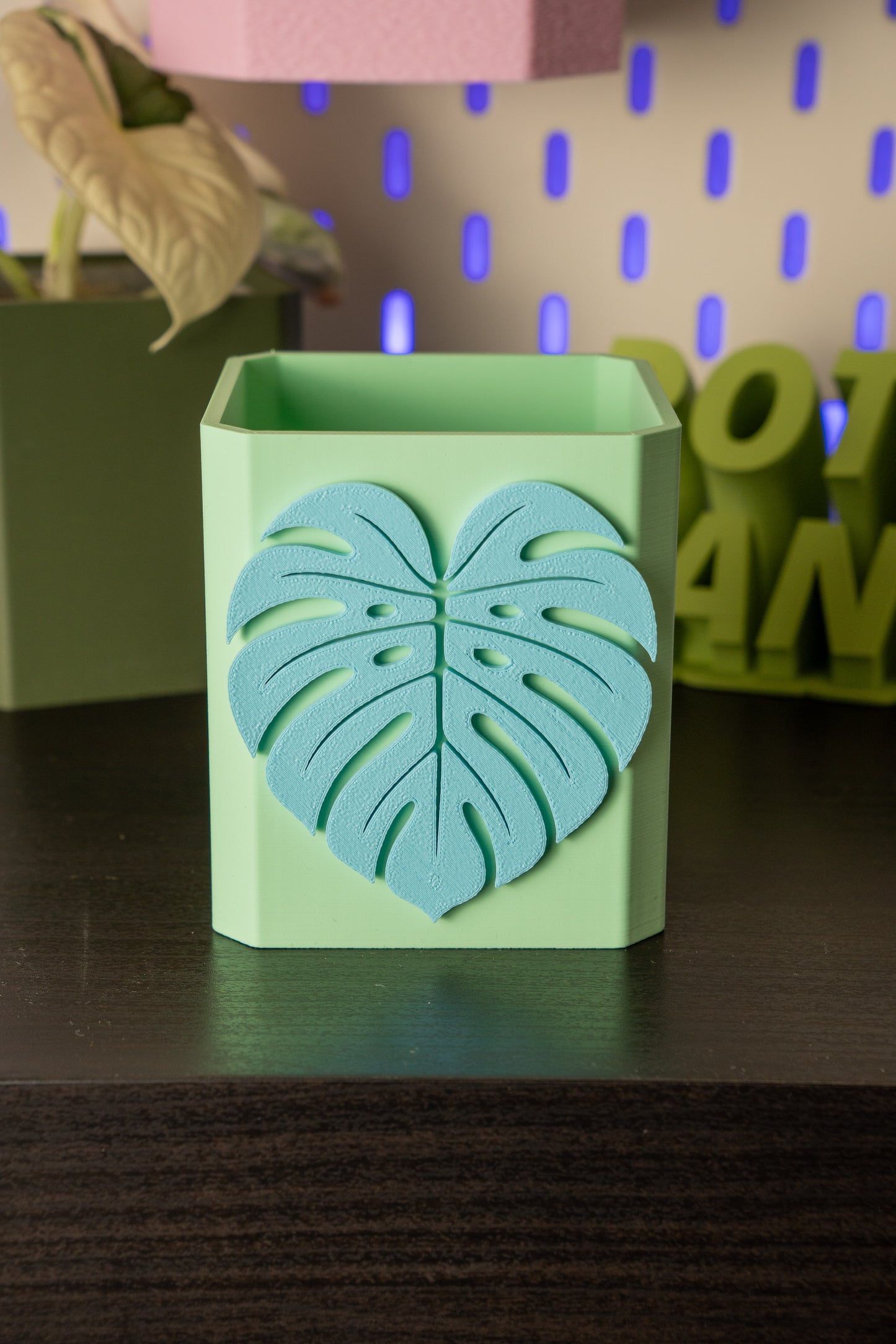 Monstera Leaf Pott