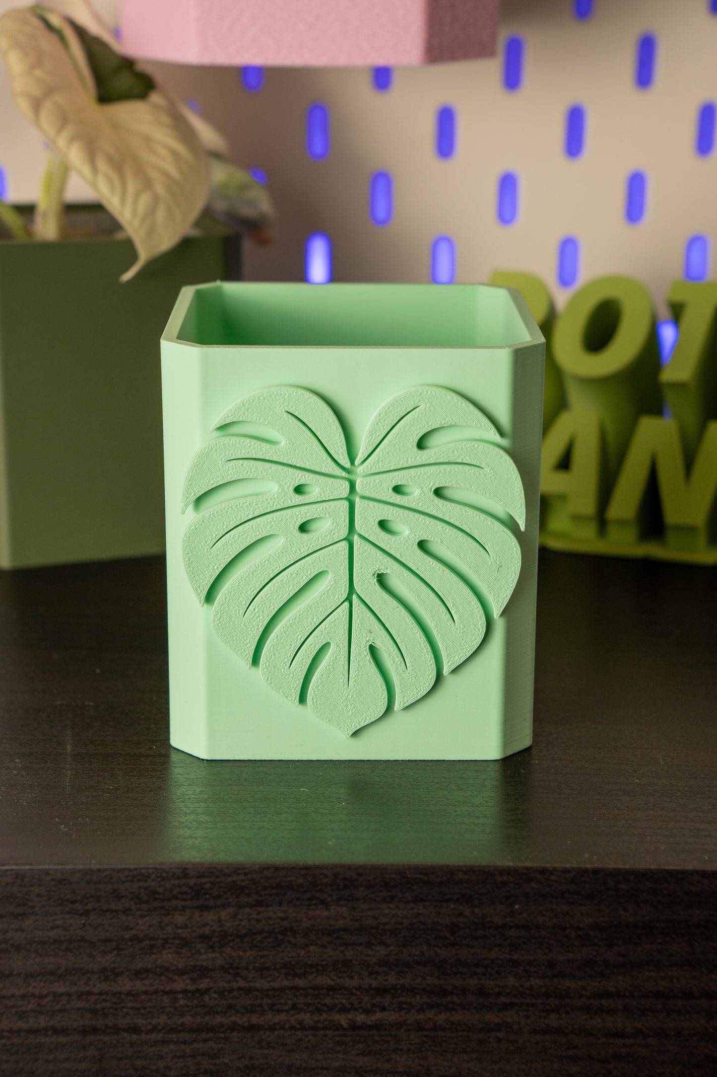 Monstera Leaf Pott