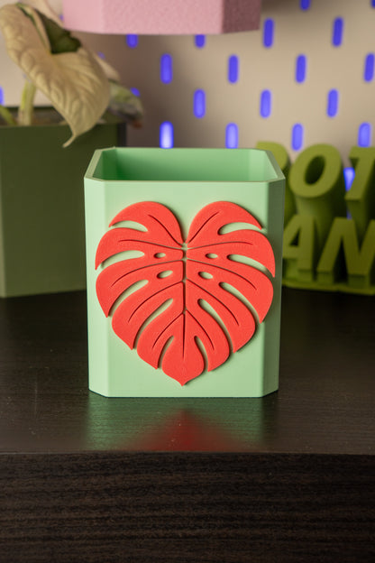 Monstera Leaf Pott