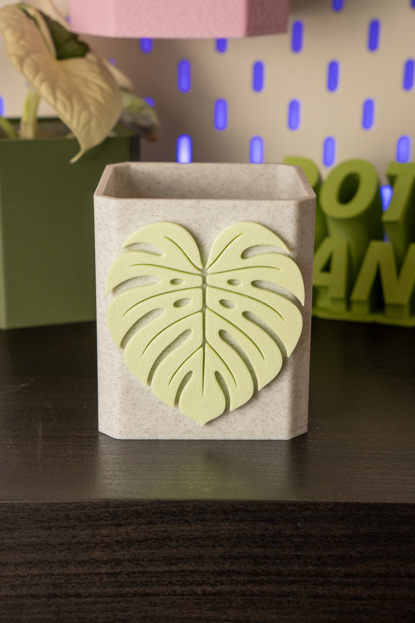 Monstera Leaf Pott