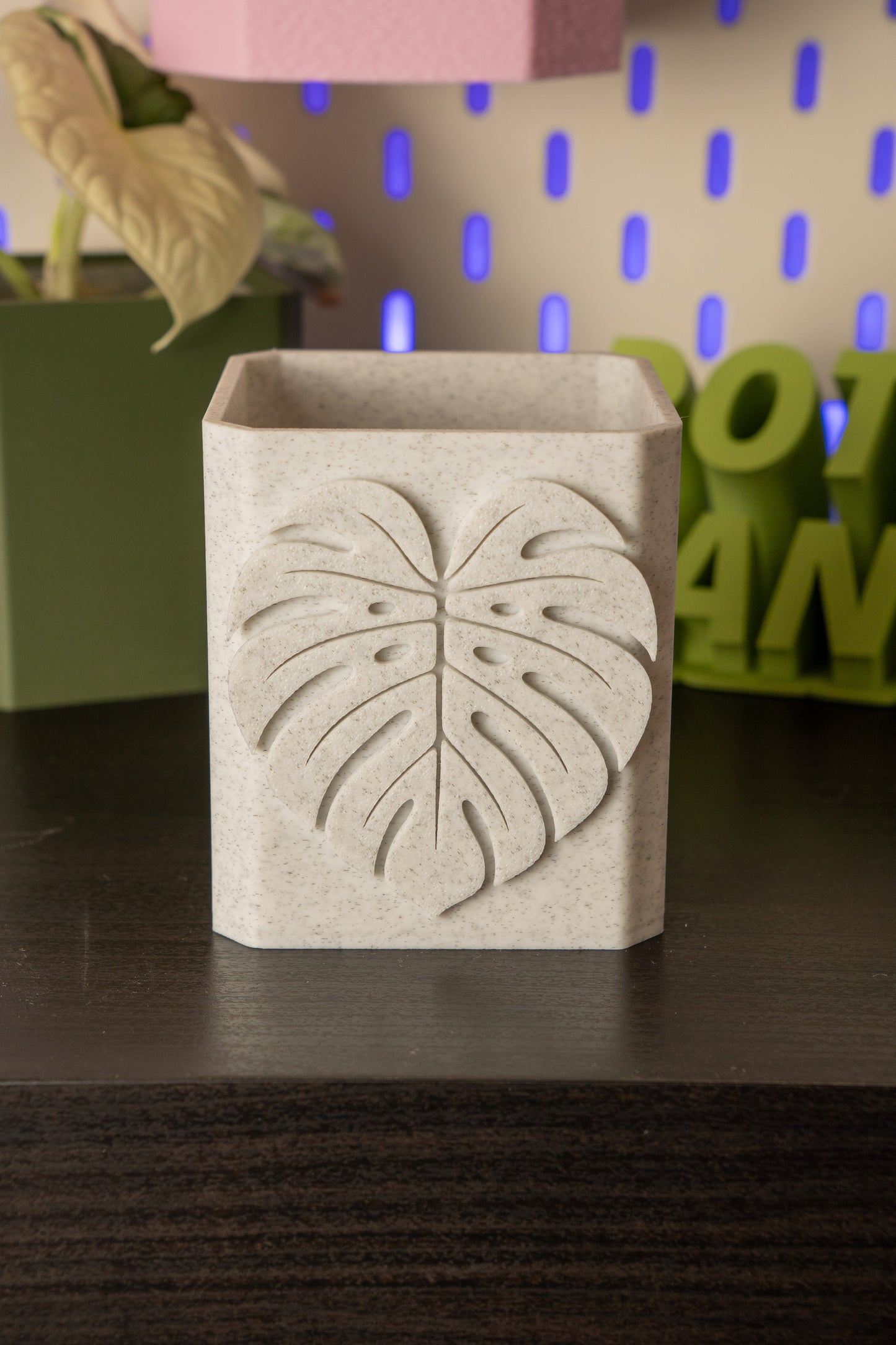 Monstera Leaf Pott