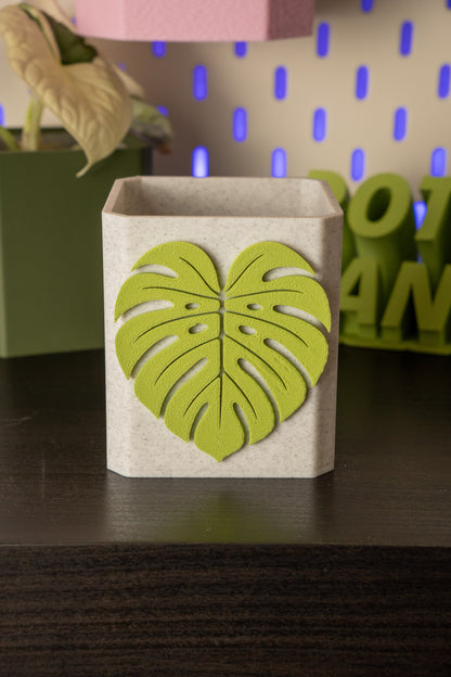 Monstera Leaf Pott
