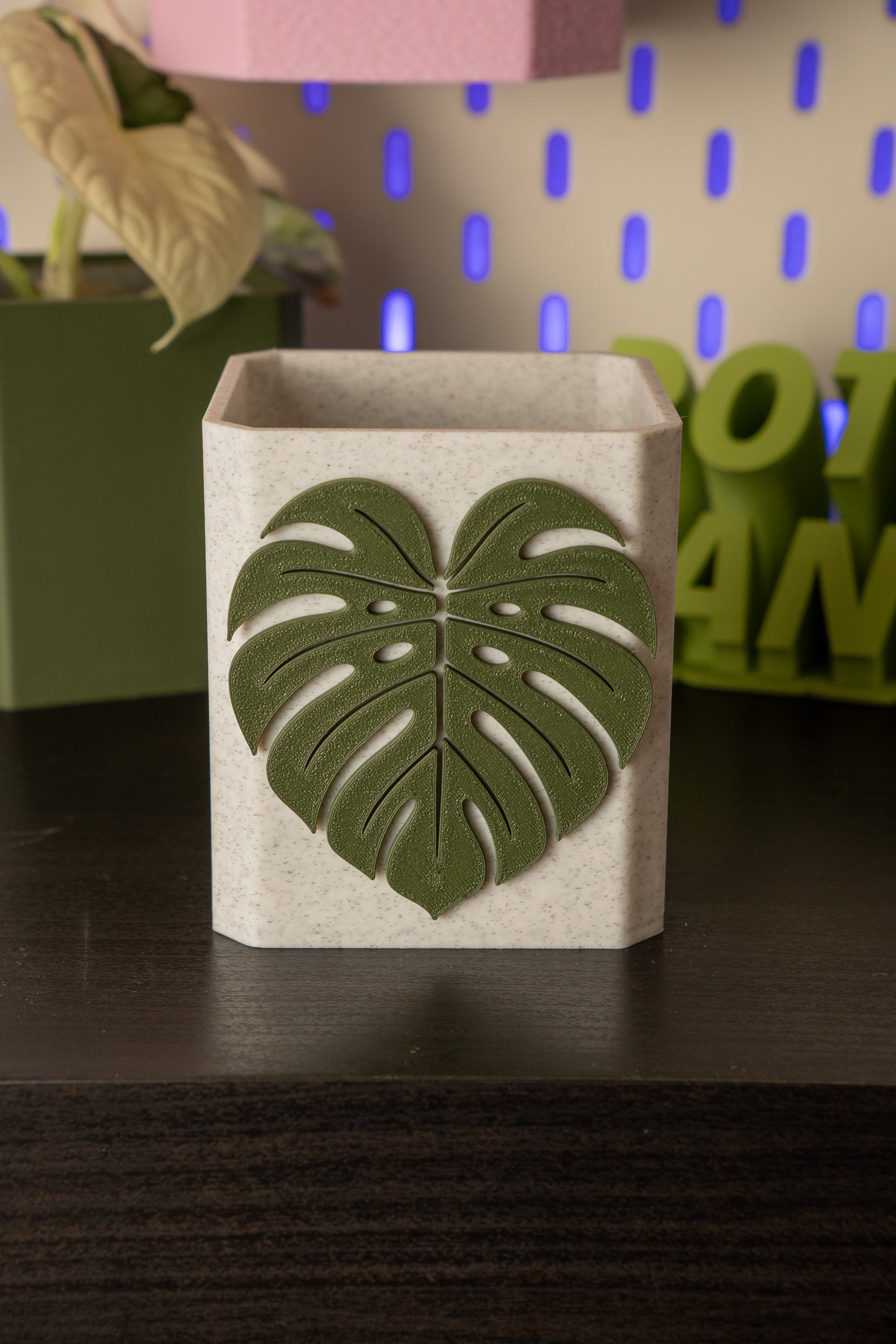 Monstera Leaf Pott