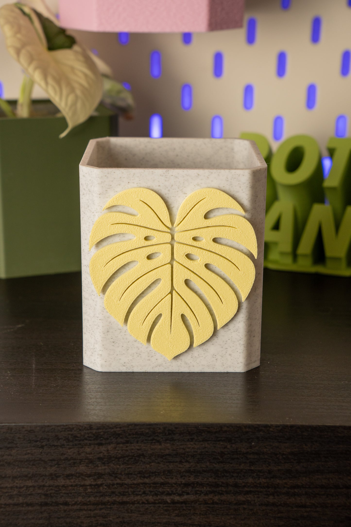 Monstera Leaf Pott