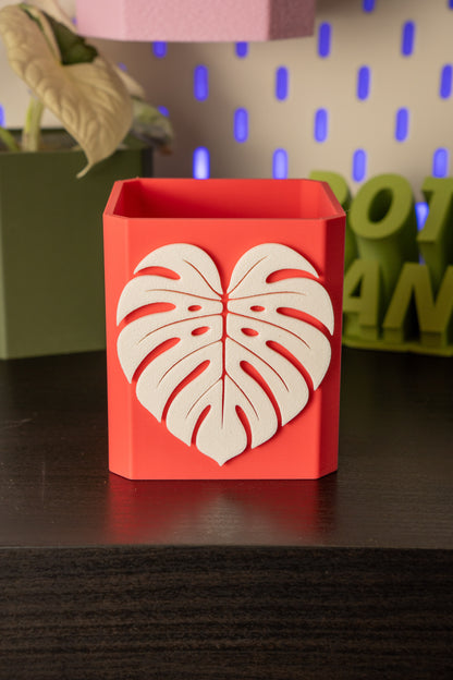Monstera Leaf Pott