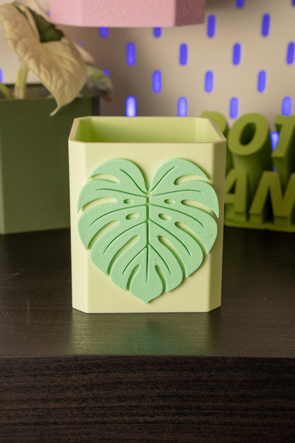 Monstera Leaf Pott