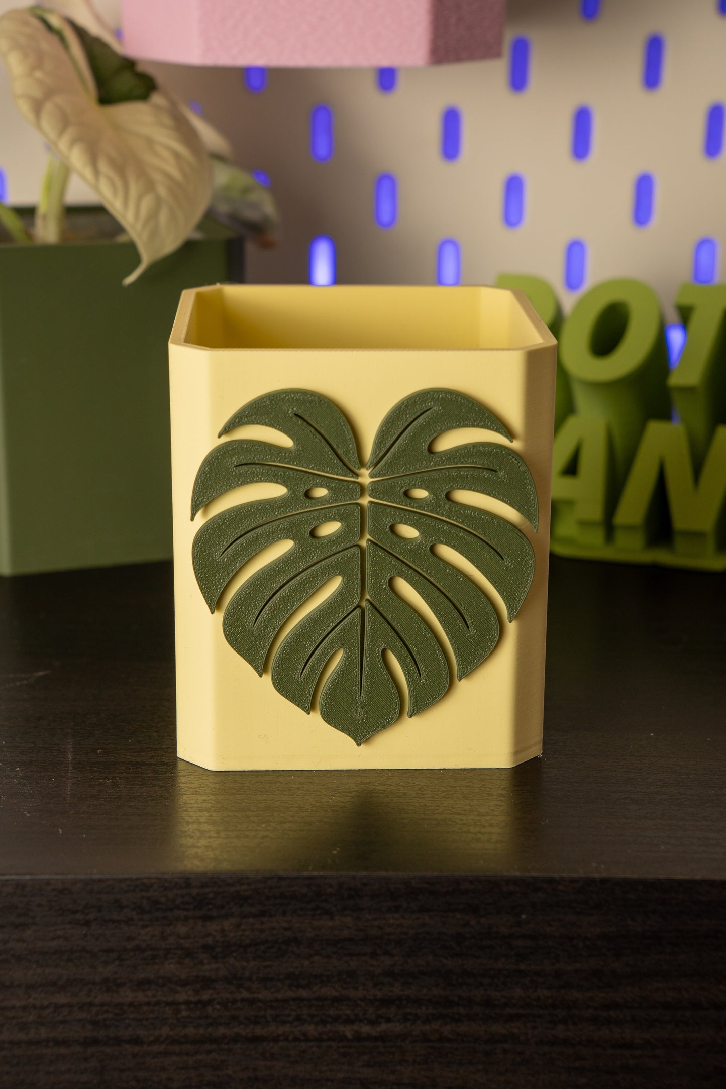 Monstera Leaf Pott