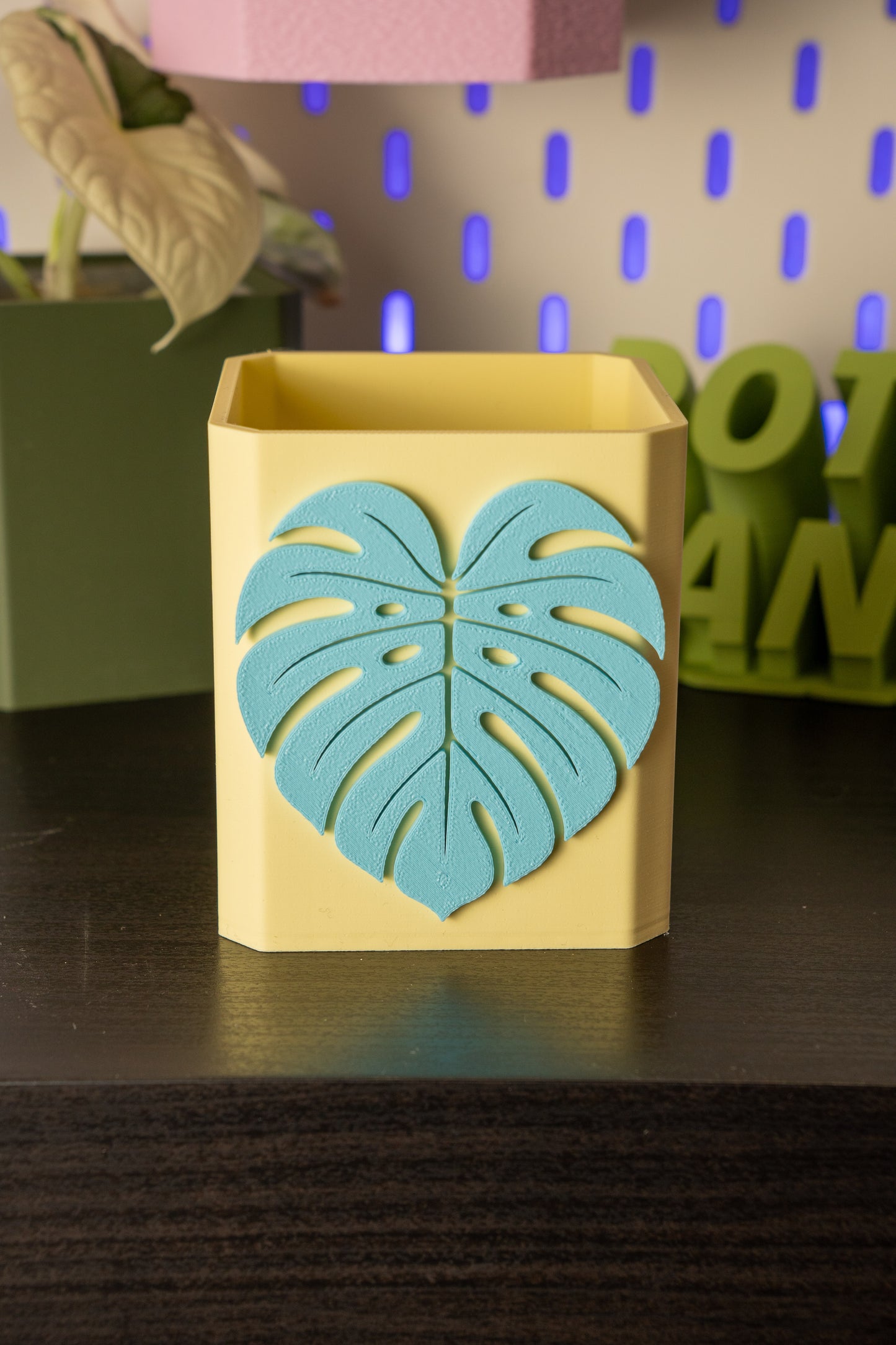 Monstera Leaf Pott