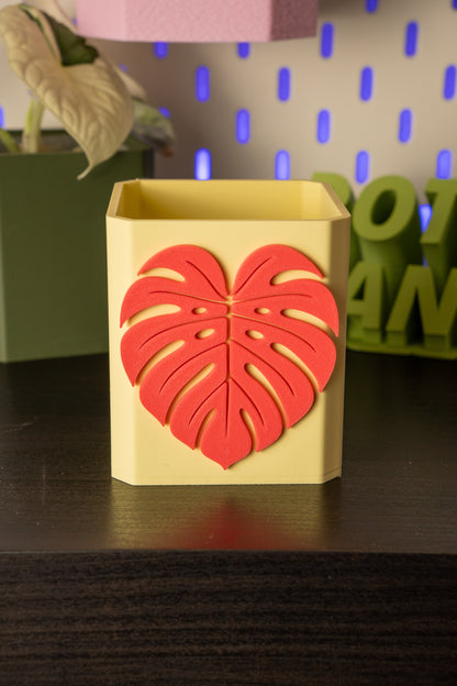 Monstera Leaf Pott