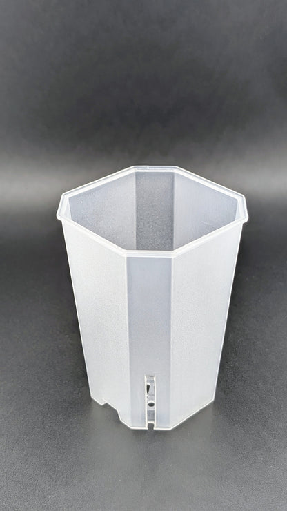 Anzuchtbecher eckig Transparent